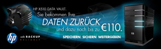 HP DataVault Cash Back