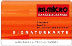 RA-MICRO Signaturkarte