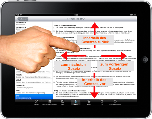 RA-Micro Lexbank auf Apple Ipad