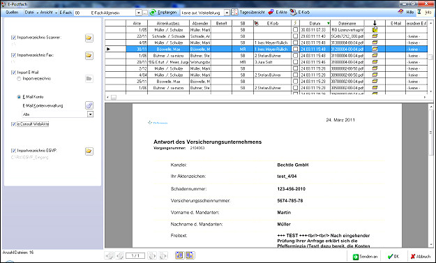 RA-MICRO Kommunikationszentrale E-Postach